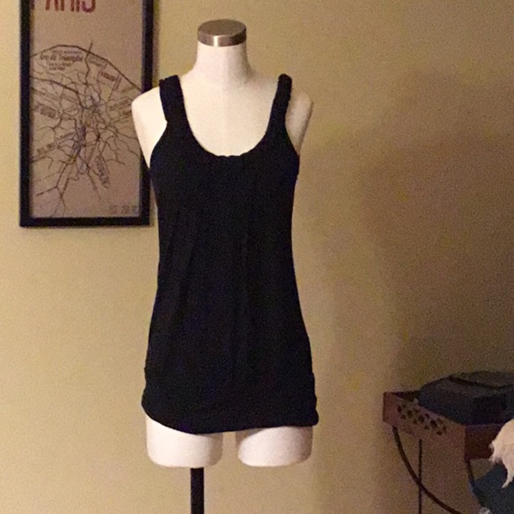 Black fancy tank top